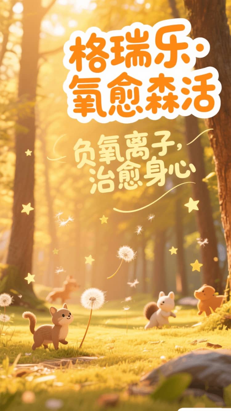 格瑞樂?氧愈森活，負氧離子，治愈身心