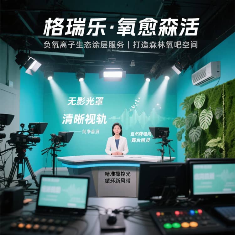 格瑞樂(lè)?氧愈森活 - 演播室空氣凈化解決方案：讓每一段錄制都沉浸在森林般的清透里